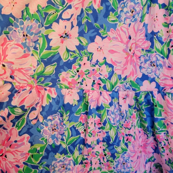 Lilly Pulitzer Kawai Flutter Sleeve Dress Spring In Your Step Size Small - Picture 6 of 7